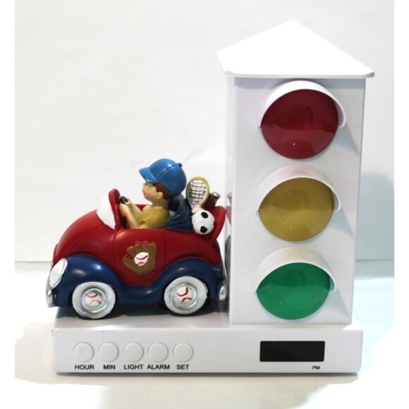 Other - It’s About Time Stoplight Alarm Clock Kids Sleep Enhancing  Race Car Read Flaw
